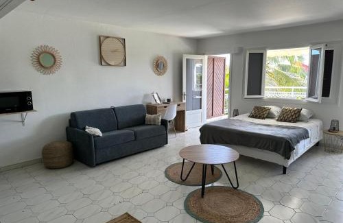 Saint-Francois Apartamento | Grand Studio Zen idéalement situé à Saint-François avec piscine et terrasse