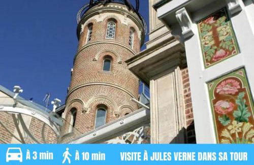 Saint-Acheul Apartamento | GRAND T2 GARE AMIENS TOUT CONFORT 2PERS WIFI