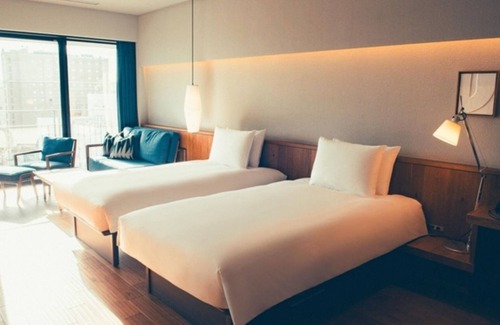 Kumoji Hotel | Grand Twin High Floor vs | Buffet breakfast i / Naha Okinawa