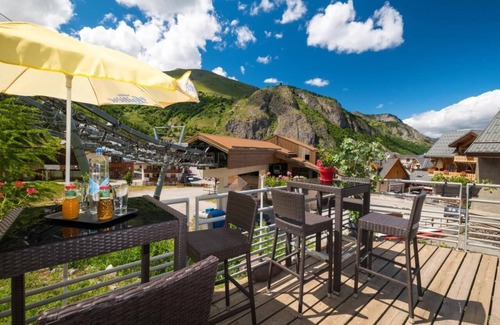 Valloire Apartamento | Grande Chambre Familiale | Sauna | Casiers de Ski