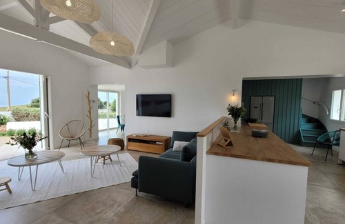 Saint-Pierre-d'Oleron Casa | Grande Maison Familiale Face à L'océan