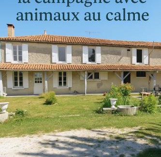 Yviers Casa | Grande maison avec jardin, animaux,au calme