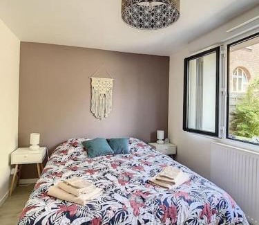 Amiens Apartamento | Grande Maison Cosy Terrasse Parking Gare 8 Pers