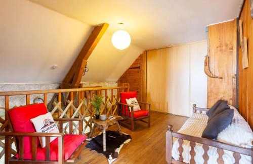 Saint-Lary-Soulan Apartamento | Grange authentique à Saint-Lary-Soulan - 5 couchages, cheminée, casier à skis - FR-1-296-502