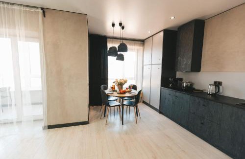 Ternopil Apartamento | GRAPHITE Затишні апартаменти біля Центру з окремою спальнею і кухнею-вітальнею