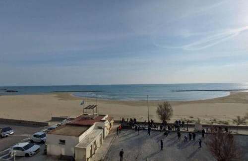 Le Grau-dʼAgde Apartamento | Grau d'Agde : Appartement 3 pièces avec terrasses à 20m de la plage - FR-1-423-265