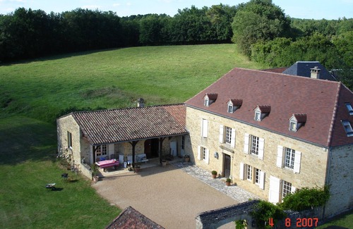 Prats-de-Carlux Casa | Gran casa con encanto con piscina Périgord Negro