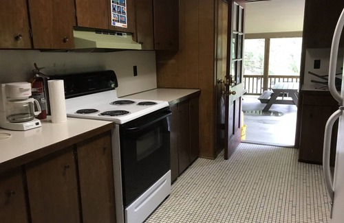 Petersburg Casa | Great lodging for Penn State events and view of Lake Louise at Camp Golden Pond.