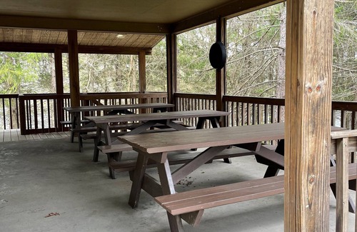 Petersburg Casa | Great lodging for Penn State events and view of Lake Louise at Camp Golden Pond.