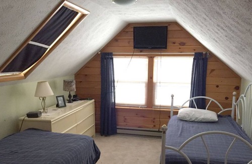McHenry Cabina | Gran Log Cabin Situado zona de Deep Creek Lake.