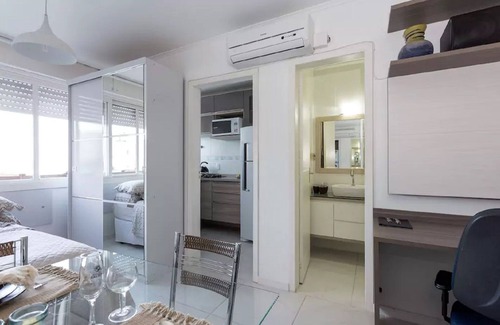 Cristo Redentor Apartamento | Gran estudio, centro comercial Bourbon Wallig, hospitales Christ the Redeemer y Conception. y