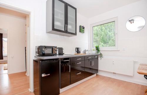 Stadtbezirke VII Apartamento | Green Apartment for 4 - Essen, Kitchen, WIFI, Netflix