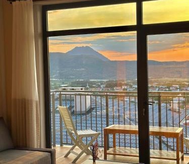 Gokceada Apartamento | Green Roof Terrace with Sea and Nature view