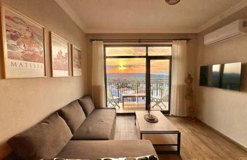 Gokceada Apartamento | Green Roof Terrace with Sea and Nature view