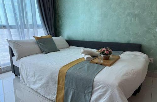 Bandar Sunway Apartamento | Greenfield C Residence Sunway Subang 10 Pax 3R2B with Internet