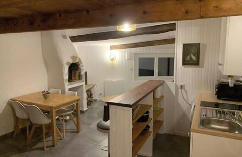 Greolieres Apartamento | Greolières village: Superb duplex with mountain view.
