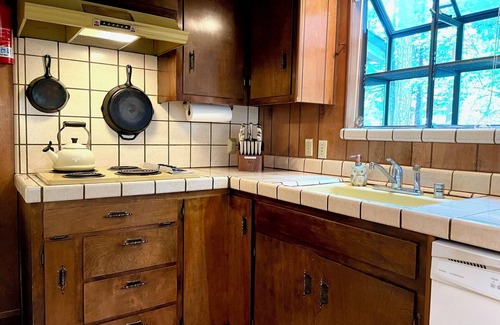 Placerville Cabina | Groovy Cabin in the woods is a perfect place for family and friends to gather.