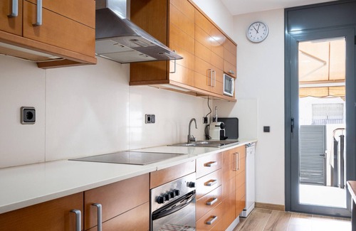 Torredembarra Apartamento | Planta baja en Torredembarra con piscina, aire acondicionado, WIFI y cerca de la playa