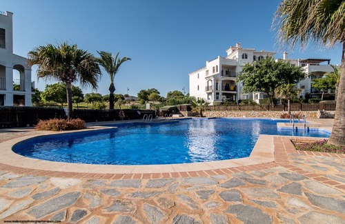Sucina Apartamento | Apartamento en planta baja en esquina con terraza y piscina. Vistas al campo de golf y colinas