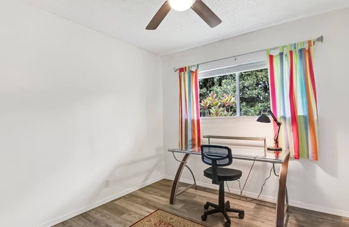 Kapoho Casa | Ground-floor dog-friendly home with patio, gazebo, washer/dryer, & garden views