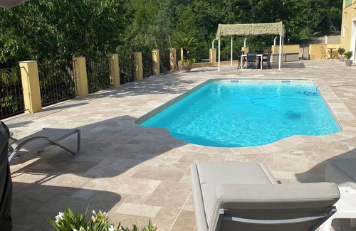 Tourrette-Levens Apartamento | Ground floor with pool 30min Nice/ 45min Monaco and Beach, perfect for family.