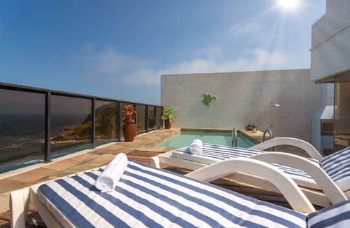 Loteamento Joao Batista Juliao Condominio | Guaruja Cobertura com vista o mare and private swimming pool