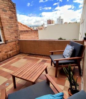 Tunja Apartamento | GUAYACÁN Apartamento duplex en centro histórico de Tunja con 2 terrazas
