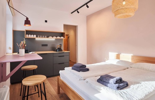 Bad Toelz Casa | Casa de huéspedes 'Alte Seifensiederei - Malala' con terraza compartida, jardín compartido y Wi-Fi