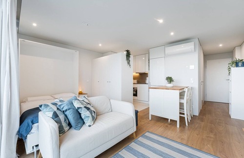 Senhora da Hora Apartamento | GuestReady - Estudio cerca de un campo de golf