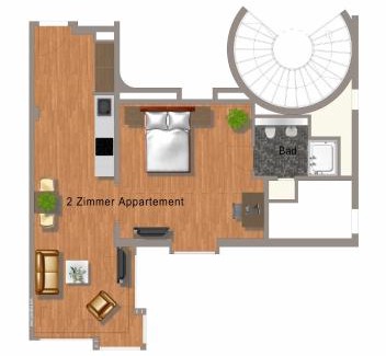 Unterstrass Apartamento | Guggach Apartôtel