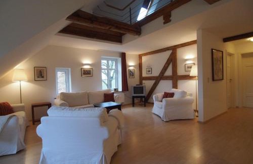 Gingst Apartamento | Gut-Rattelvitz-Galerie-F-hochwertig-Sauna-Kamin-eTankstelle-Spielscheune-15-000qm-Park-Land