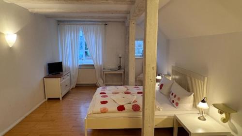 Rugen Island Casa | Gutshaus Krimvitz kleines Doppelzimmer im Obergeschoss inklusive Frühstück