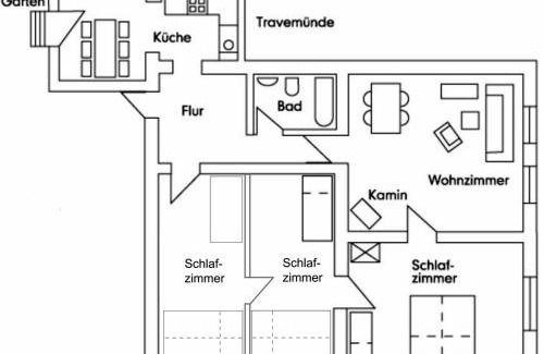 Thorstorf Apartamento | Gutshaus Thorstorf FeWo Travemünde