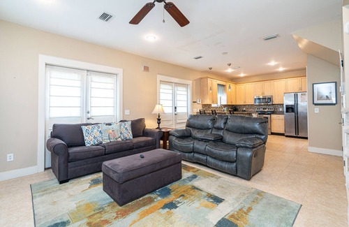 Bel Air Cabaña | Gypsy Soul | 2BR Home, Walk to Beach, Pool Access, Balcony, Beach Gear Provided