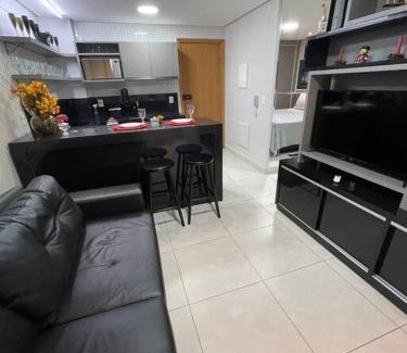 Jardim Goias Apartamento | h-FLAT MOBILIADO PARQUE FLAMBOYANT, GOIÂNIA, GARAGEM "LOCAÇÃO MINIMA 2 NOITES"