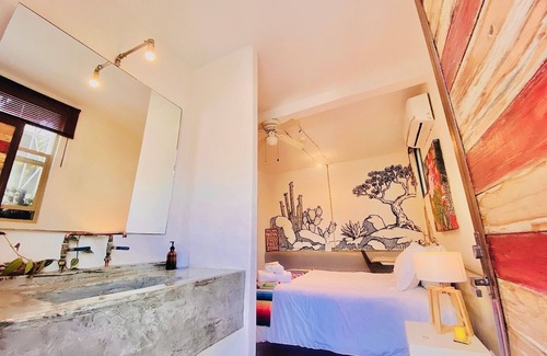 Todos Santos Hotel | Hab 2-1 BR w/ Pool BBQ Fast Wi-Fi Idealfor Digital Nomads