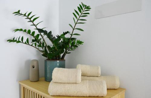 La Santa Apartamento | Habitación con baño y entrada independiente