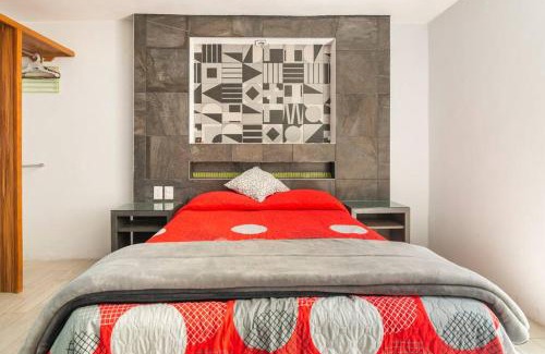 Gustavo A. Madero Apartamento | Habitación Donovan, confortable con baño privado