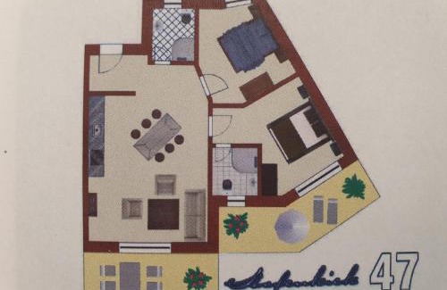 Karlshagen Apartamento | Hafenkiek 47 mit 2 Bädern und 2 Balkonen