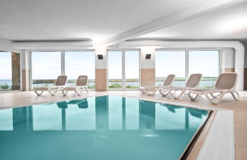 Kappeln Apartamento | Hafenloge - Ostseeblick, Terrasse, erste Reihe, Fahrstuhl