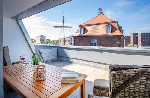 Wismar Apartamento | Hafenspitze App 08