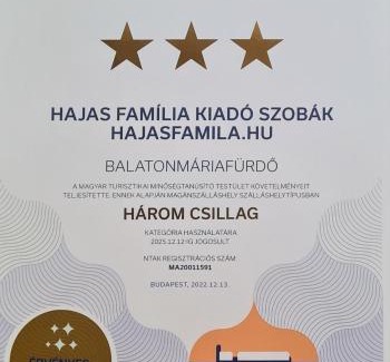 Balatonmariafurdo Casa | Hajas Família Kiadó Szobák