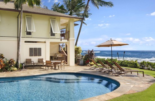 Poipu Casa | Hale A Kai: Poipu Luxury con piscina privada, aire acondicionado y frente al mar.