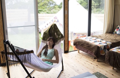 Wakugawa Alquiler De RV | Half Glamping Hoshioto