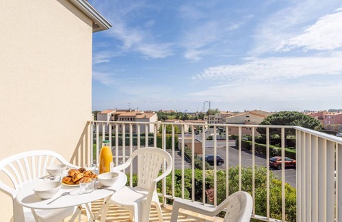 Cap d'Agde Apartamento | 27 m² Apartamento ∙ 1 habitación ∙ 4 personas