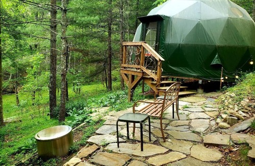 Alexander Casa | Hand built Forest Dome Peaceful & unique glamping experience w/ all essentials