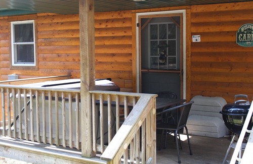 Clarington Cabina | Private, Handicap Cabin with hot tub, No Pets