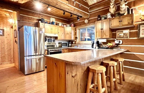 Bigfork Cabina | Montana Beauty at Hanging Rock Log Inicio