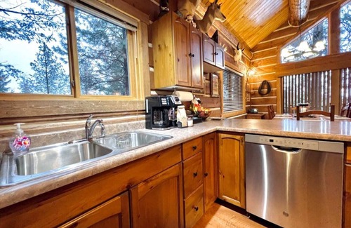 Bigfork Cabina | Montana Beauty at Hanging Rock Log Inicio