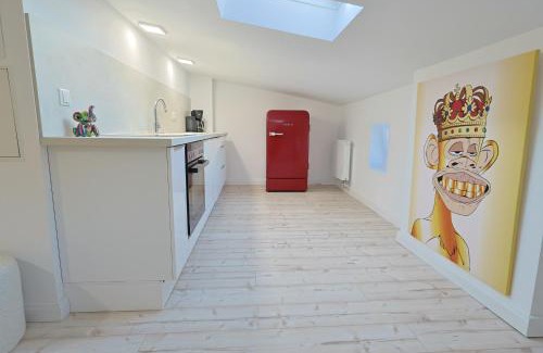 Lubeck City Centre Apartamento | Hanse Villa - Dachloft Königsberg - niedrige Decken